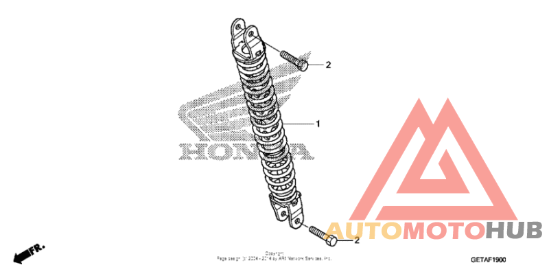 Задние амортизаторы