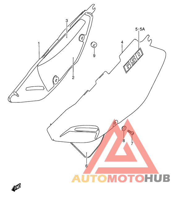 Обтекатель задний