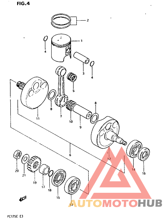 Вал коленчатый