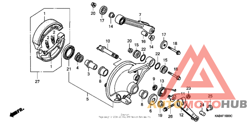 Передний тормоз