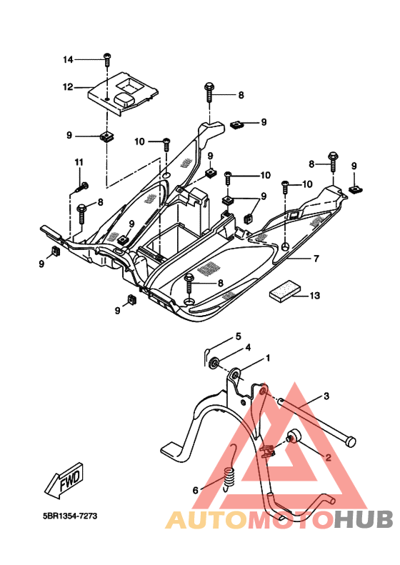 Support & repose pied