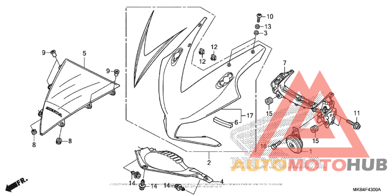 Верхний обтекатель