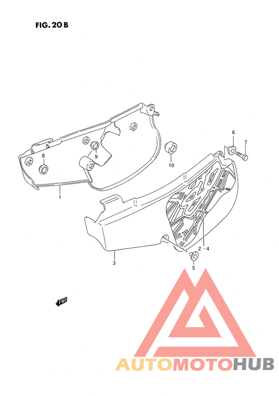 Обтекатель задний