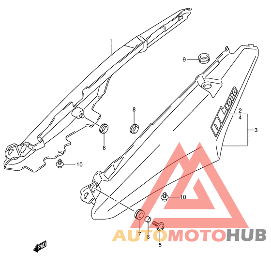 Обтекатель сидения