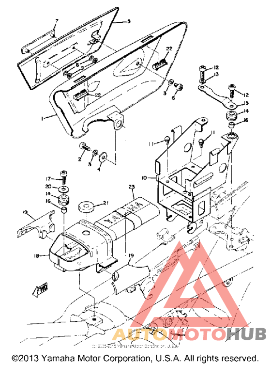 Side cover - tool box - battery box