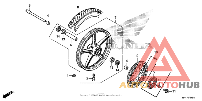 Front wheel (2)