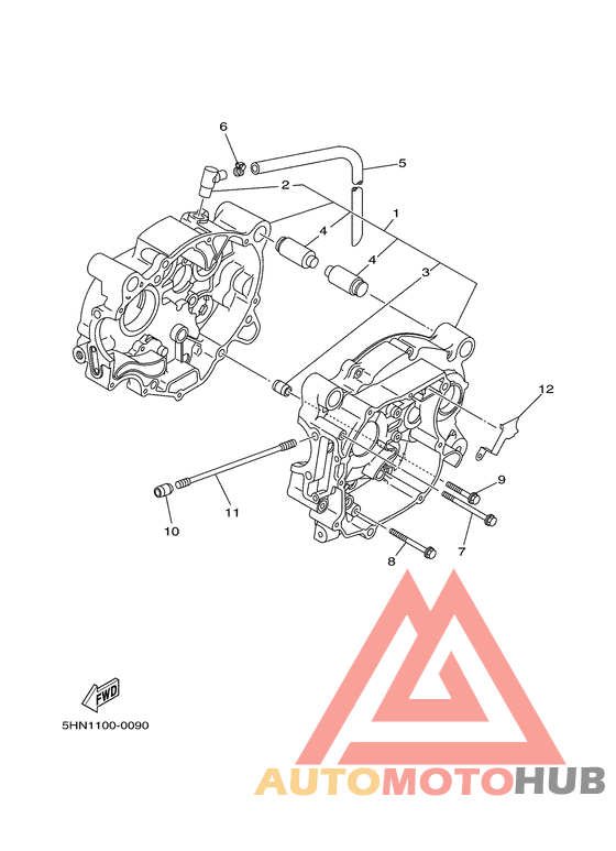 Картер двигателя