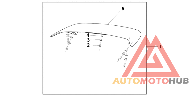 Top box spoiler candy glory red