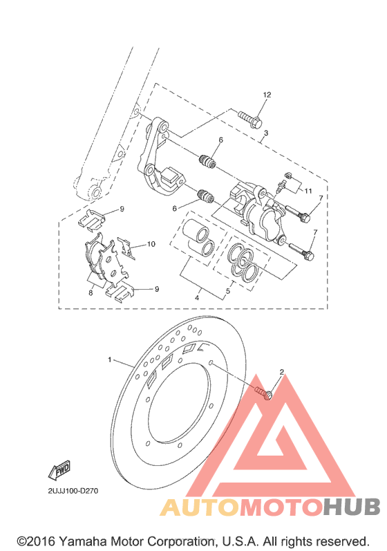 Передний суппорт