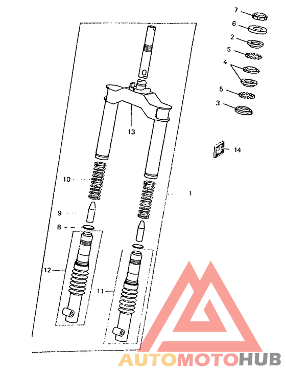 Передняя вилка