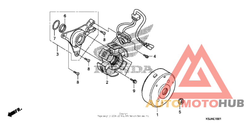 Alternator (crf100f)