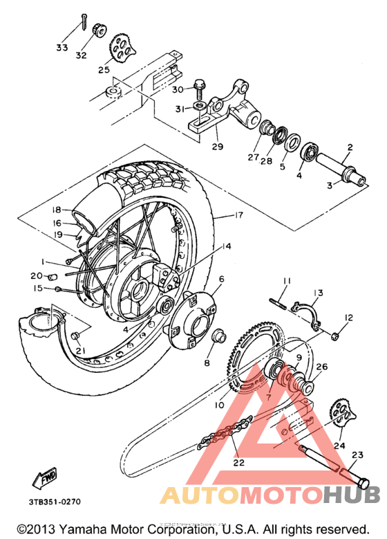 Переднее колесо