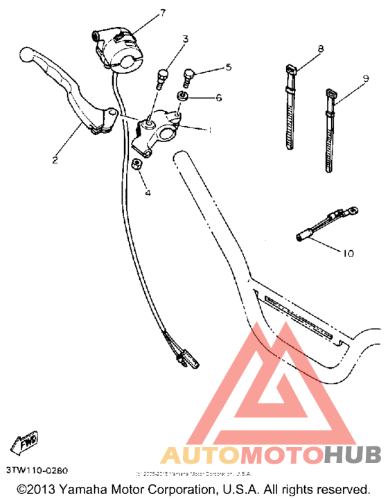 Handle switch - lever