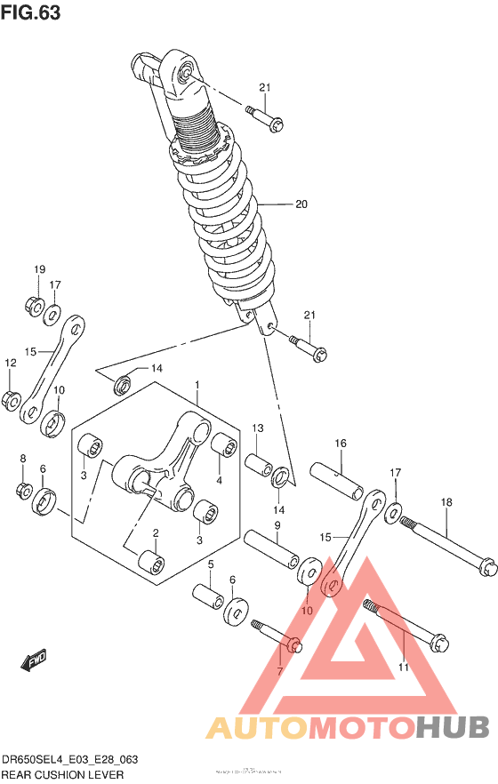 Rear Cushion Lever (Dr650Sel4 E03)