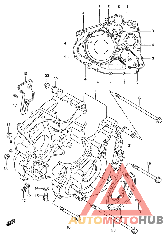 Картер двигателя