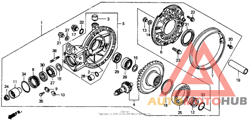Final driven gear 1100