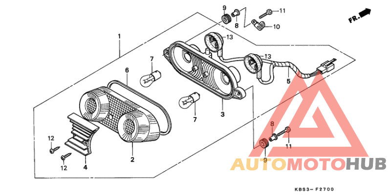 Taillight unit ass`y