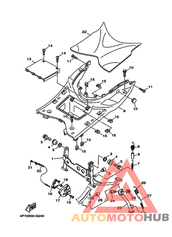 Support & repose pied