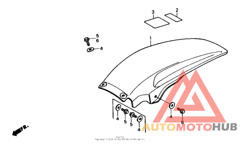Задний бампер