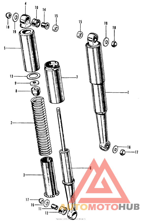 Задние амортизаторы