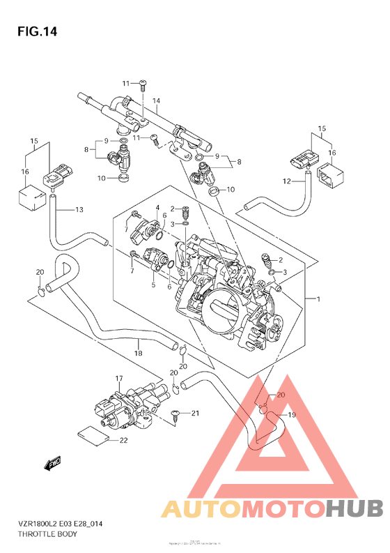 Throttle Body (Vzr1800 L2 E28)