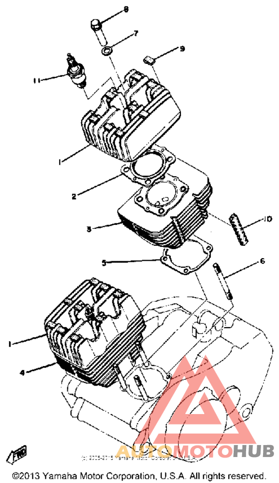 Cylinder head - cylinder