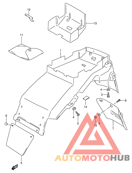 Заднее крыло