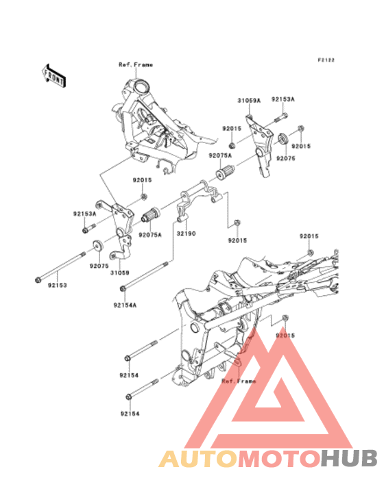 Крепление двигателя