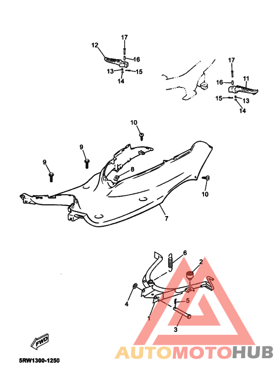 Support & repose pied
