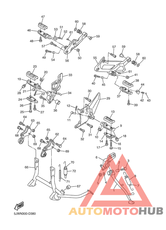 Support & repose pied
