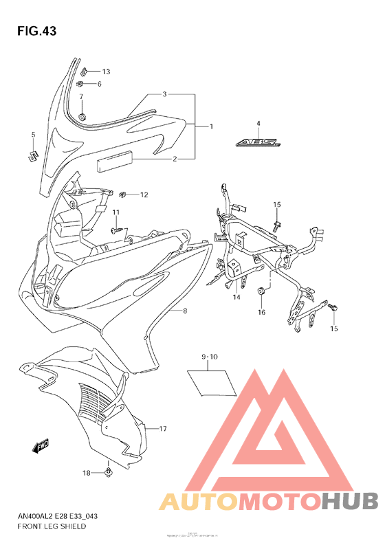 Front Leg Shield (An400Za L2 E28)