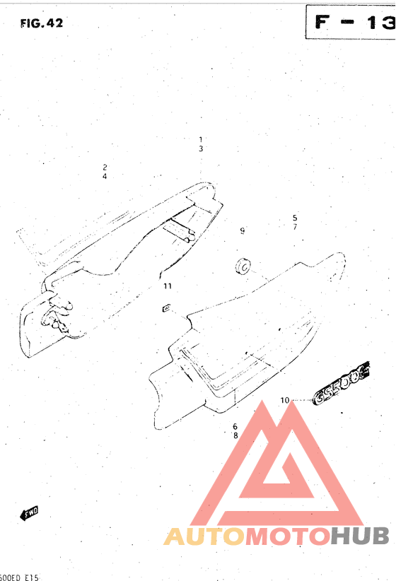 Обтекатель задний