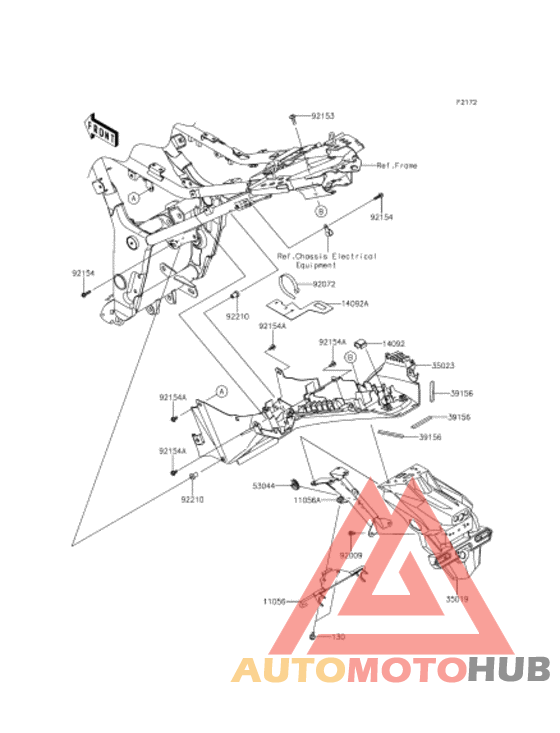 Задний бампер