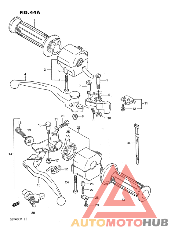Рулевой переключатель
