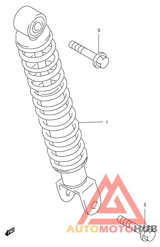 Задние амортизаторы