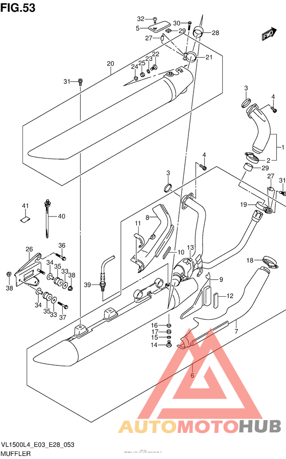 Muffler (Vl1500Bl4 E33)