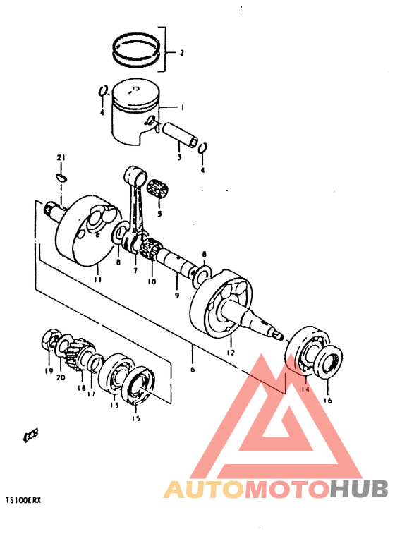 Вал коленчатый