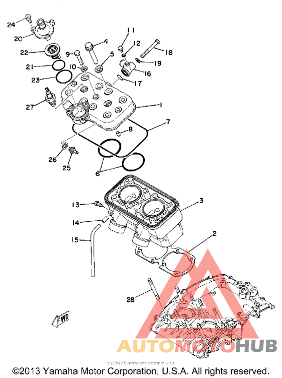 Cylinder head - cylinder
