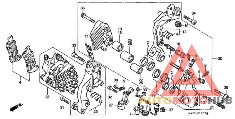 Передний суппорт
