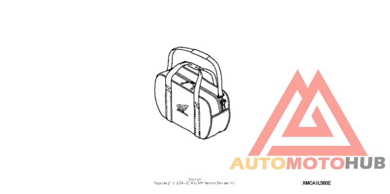 Saddlebag cooler (w/honda logo)