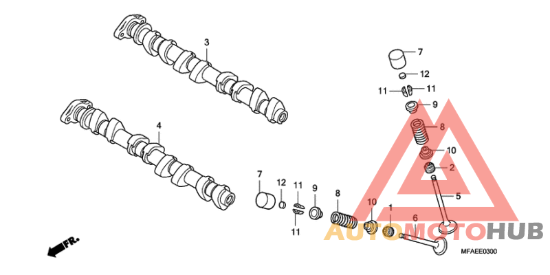 Распред вал/клапана