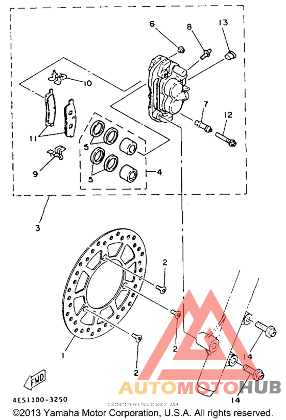 Передний суппорт