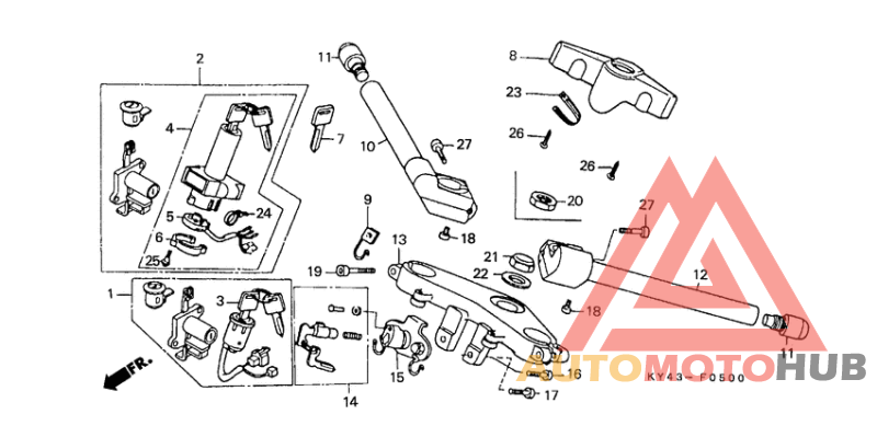 Handle pipe/top bridge