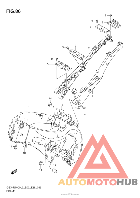 Frame (Gsx-R1000L3 E03)