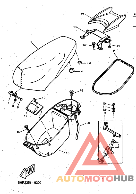 Selle. porte -bagages