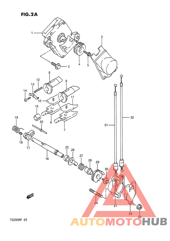 Клапан выхлопа