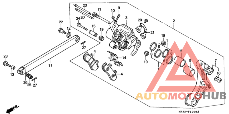 Задний суппорт
