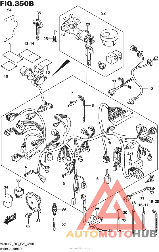 Wiring Harness (Vl800L7 E28)