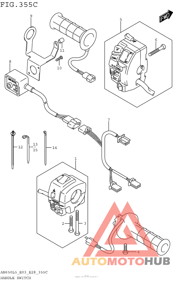 Handle Switch (An650Zl5 E28)