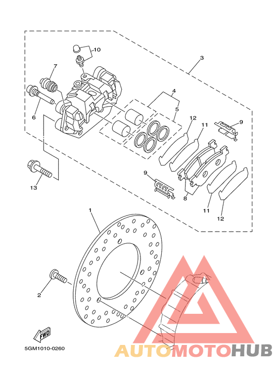Задний суппорт